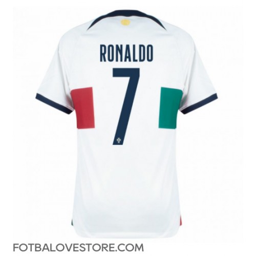 Portugalsko Cristiano Ronaldo #7 Venkovní Dres MS 2022 Krátkým Rukávem